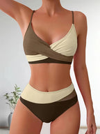 Tricolor Wrap Bikini