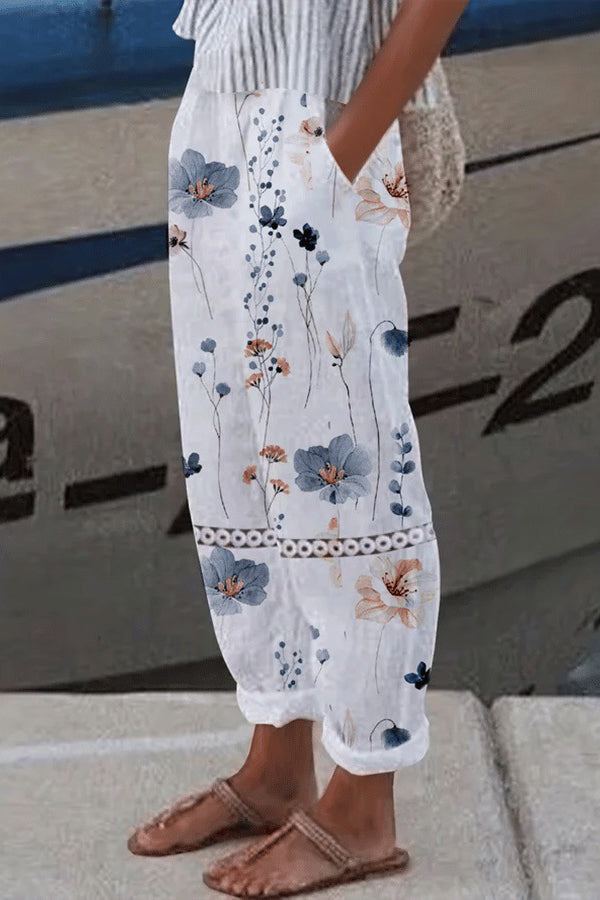 Fitted and airy pants