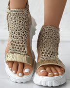 Knit Sporty Sandals