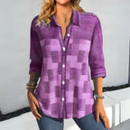 Patchwork Button Down Shirt