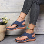 Ankle Strap Thong Sandals