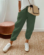 Casual Linen Jogger Pants