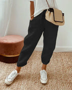 Casual Linen Jogger Pants