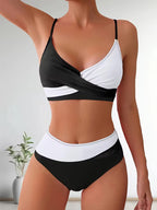 Tricolor Wrap Bikini
