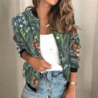 Printed Bomber Jacket