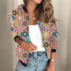 Printed Bomber Jacket