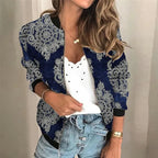 Printed Bomber Jacket