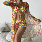 Retro Pattern Cover Up Set