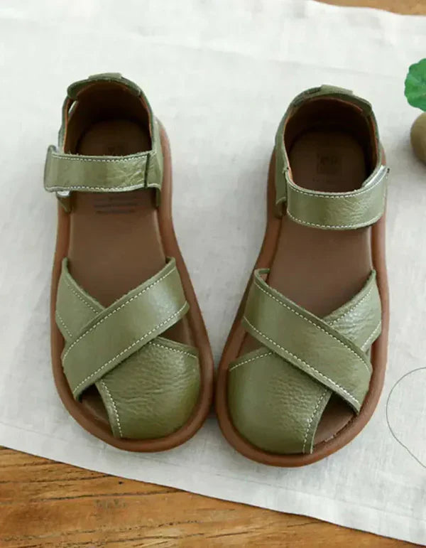 Crisscross Velcro Sandals