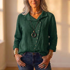 Collared Shirt With Button Front