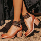 Patent Leather Ankle Boots