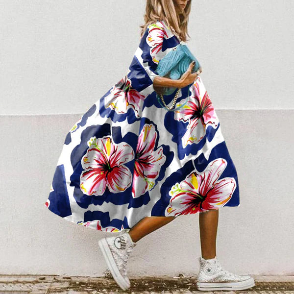 Floral Print Midi Dress