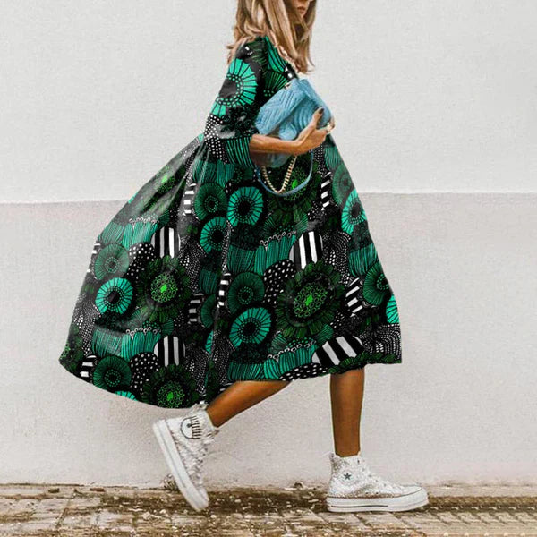 Floral Print Midi Dress