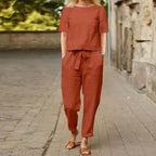 Linen Two Piece Matching Set