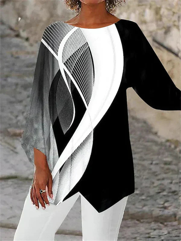 Glitter Swirl Print Tunic