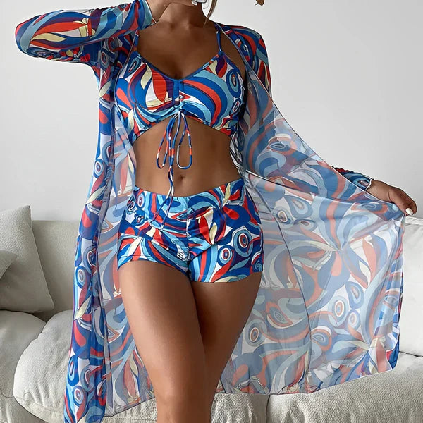 Retro Pattern Cover Up Set
