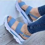 Double Strap Platform Sandals