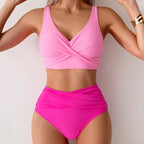Wrap Front High Waist Bikini