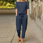 Linen Two Piece Matching Set