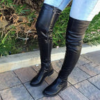 Slim over-the-knee boots