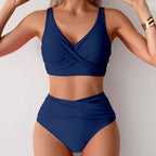 Wrap Front High Waist Bikini