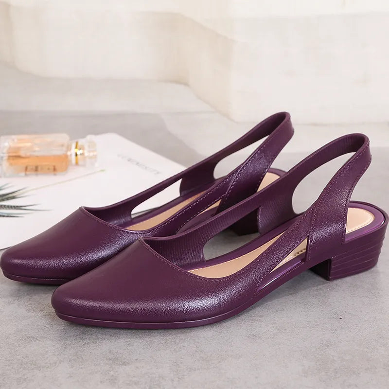 Elegant slingback flats