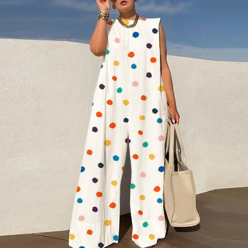 Playful and lightweight jumpsuit
