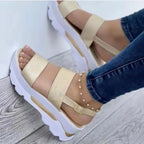 Double Strap Platform Sandals