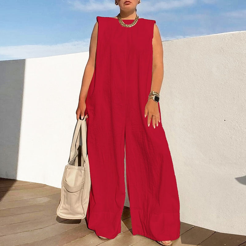 Playful and lightweight jumpsuit