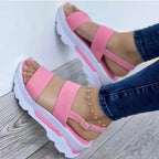 Double Strap Platform Sandals