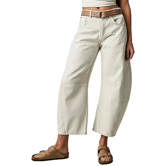 Relaxed tapered cargo jeans