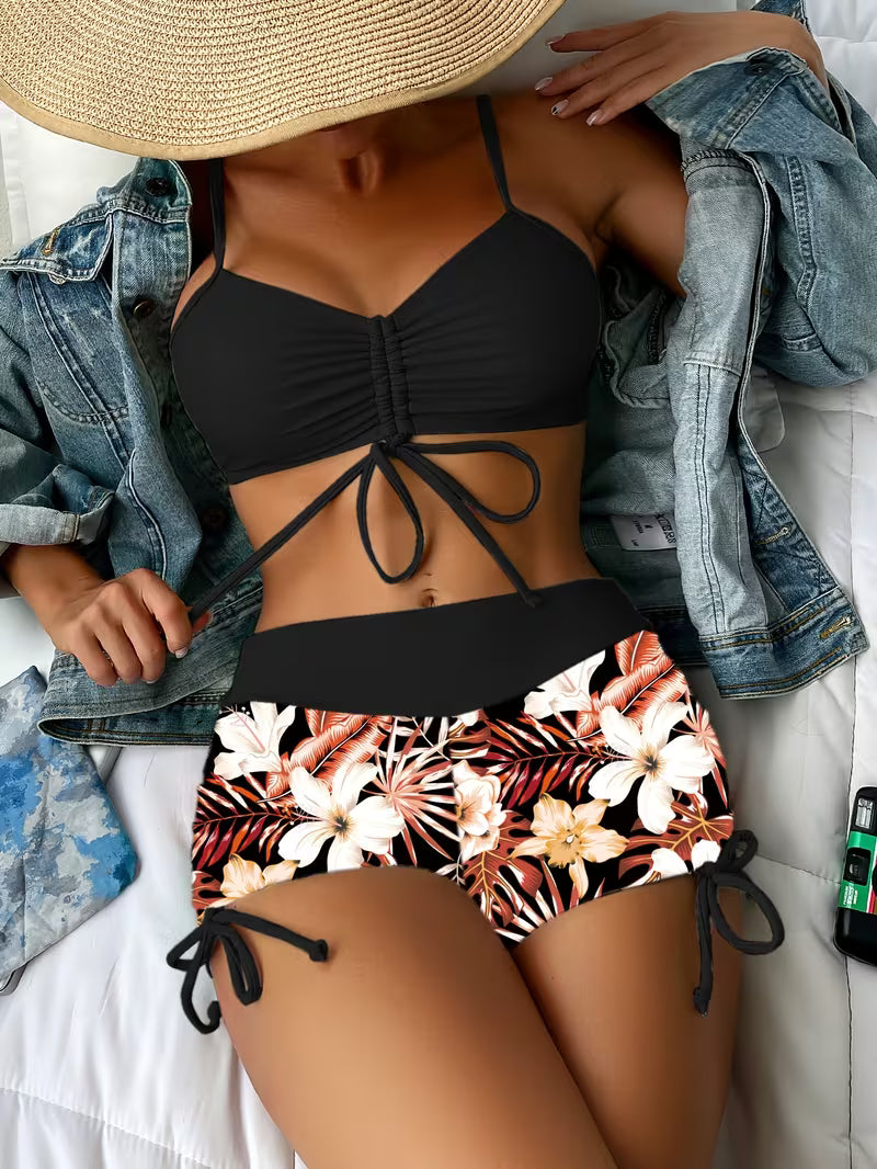 Tropical Skirted Bikini