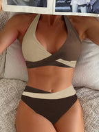 Neon Accent Crossover Bikini