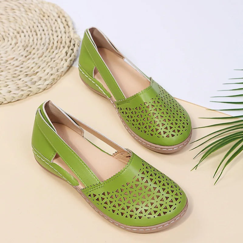 Perforated Slip-On Flats